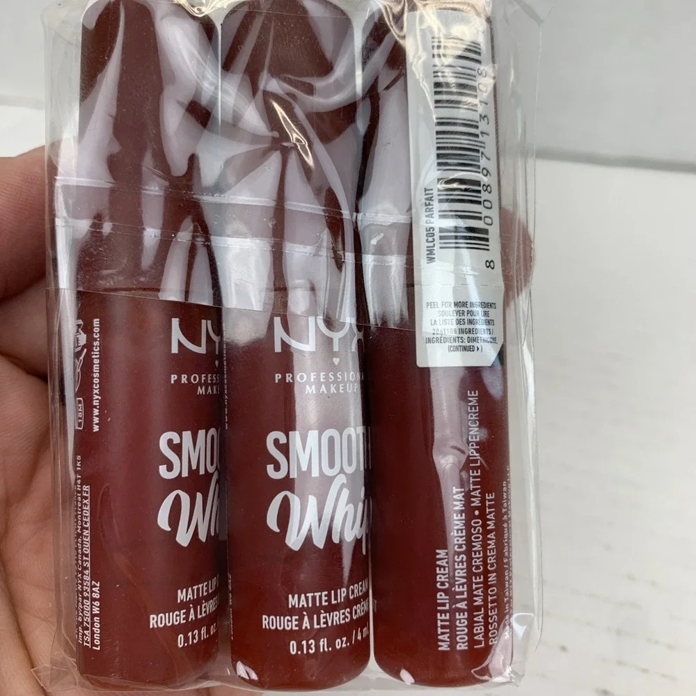 (3-Pack) NYX Makeup - Smooth Whip Matte Lip Cream - Parfait New In Packing